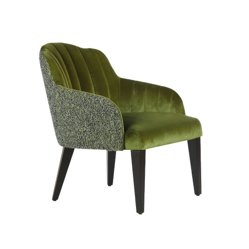 Fotoliu pentru dining Contractin, London Lounge Flute Wood